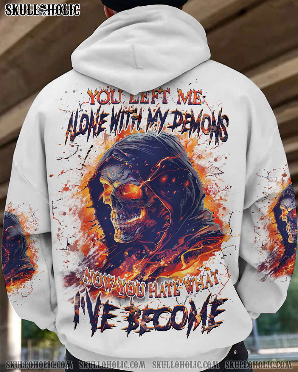BLISSCORNERS YOU LEFT ME ALONE WITH MY DEMONS ALL OVER PRINT
