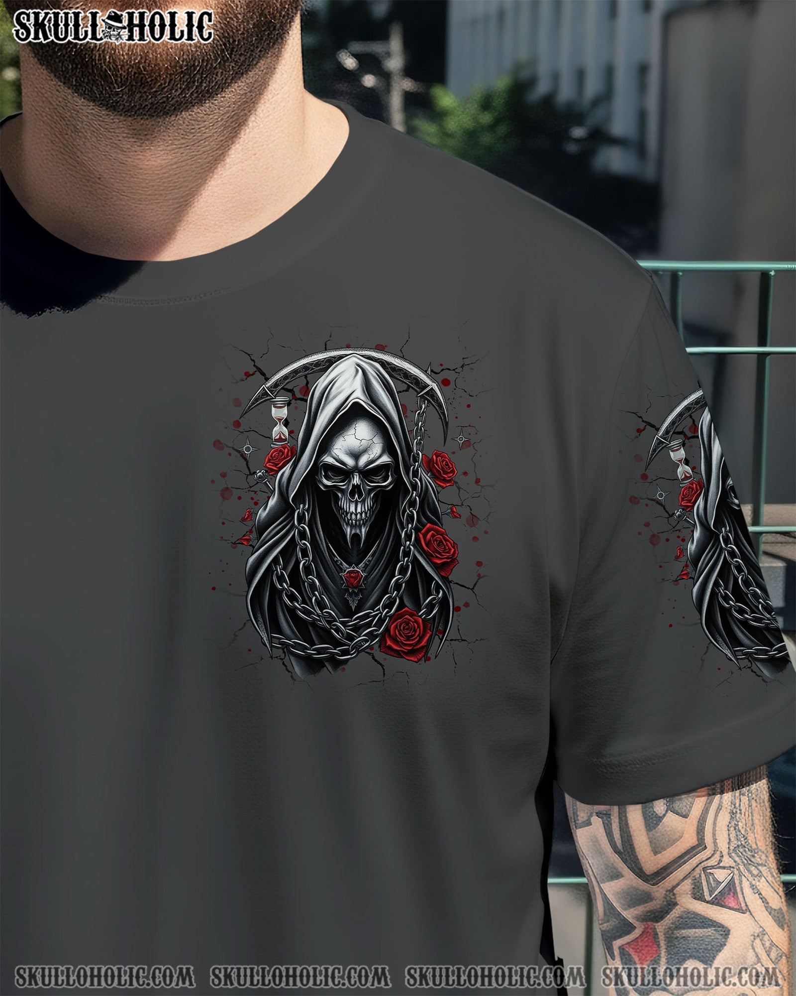 BLISSCORNERS YOU COULDN'T HANDLE ME REAPER ALL OVER PRINT