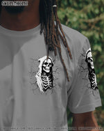 BLISSCORNERS BE CAREFUL WHEN I'M SILENT SKULL REAPER ALL OVER PRINT