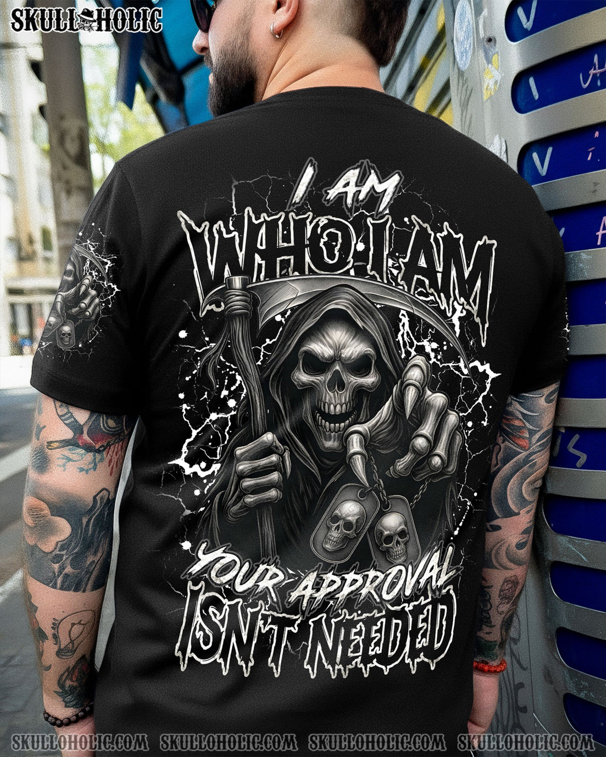 BLISSCORNERS I AM WHO I AM ALL OVER PRINT