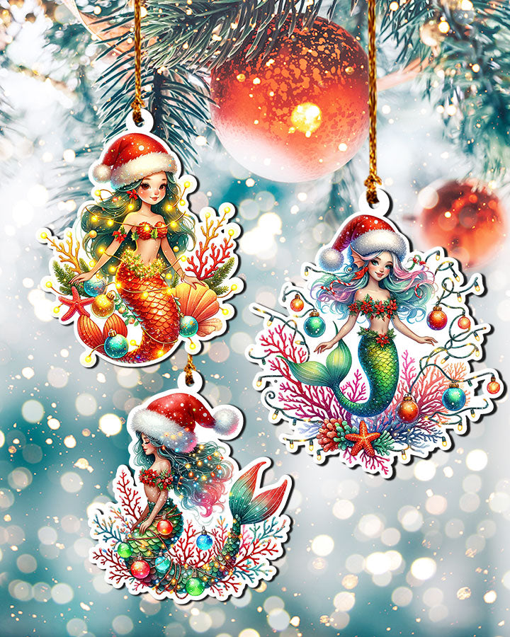BLISSCORNERS MERMAID CHRISTMAS ORNAMENT