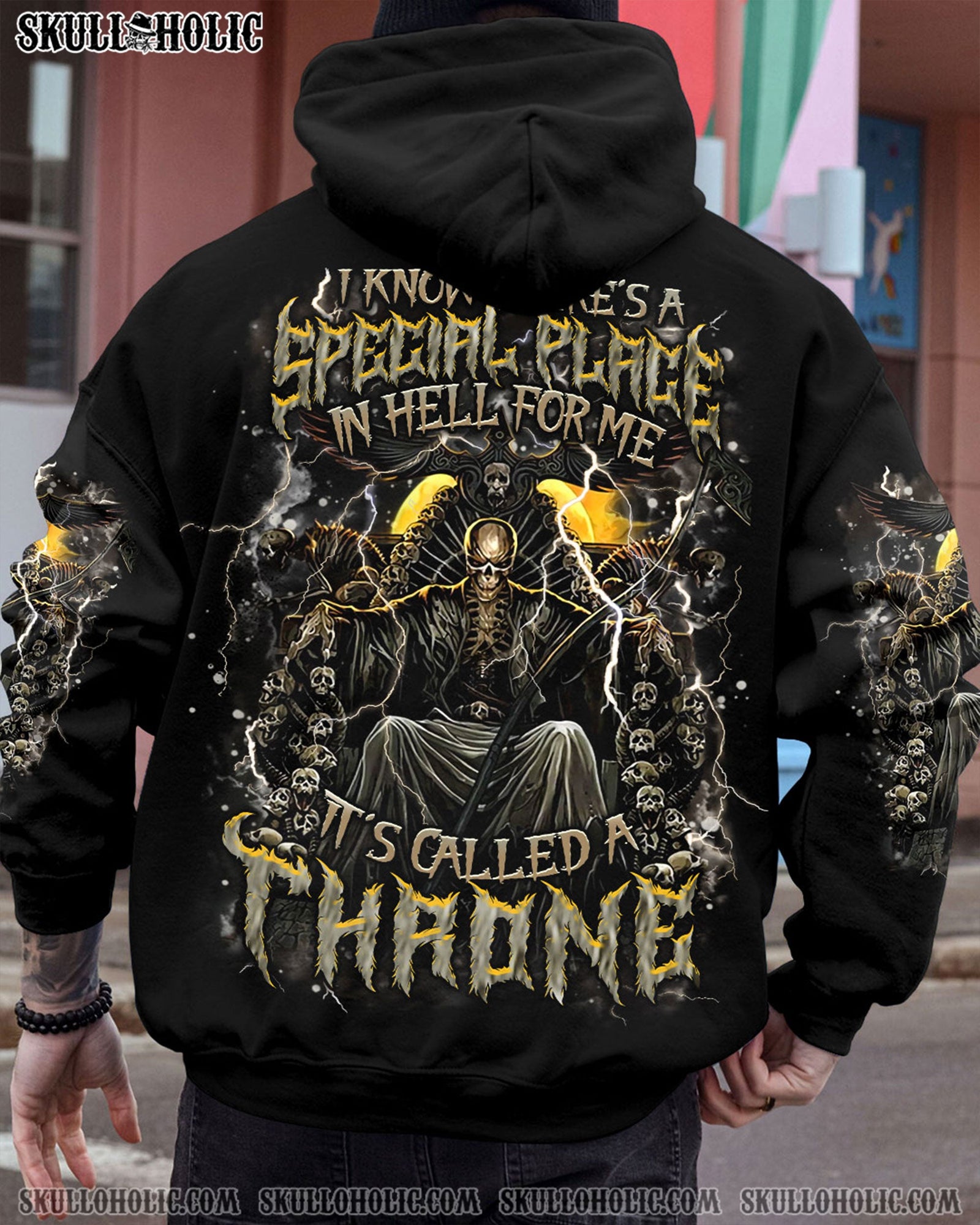 BLISSCORNERS THRONE SKULL ALL OVER PRINT