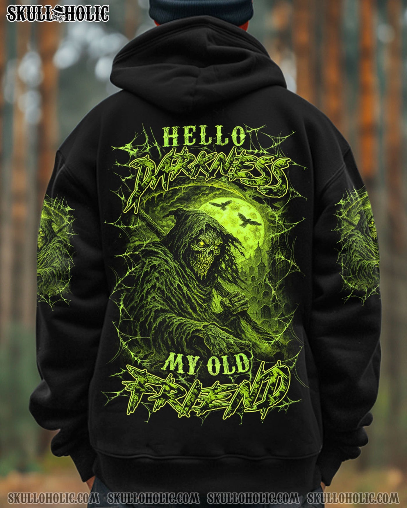BLISSCORNERS HELLO DARKNESS MY OLD FRIEND ALL OVER PRINT