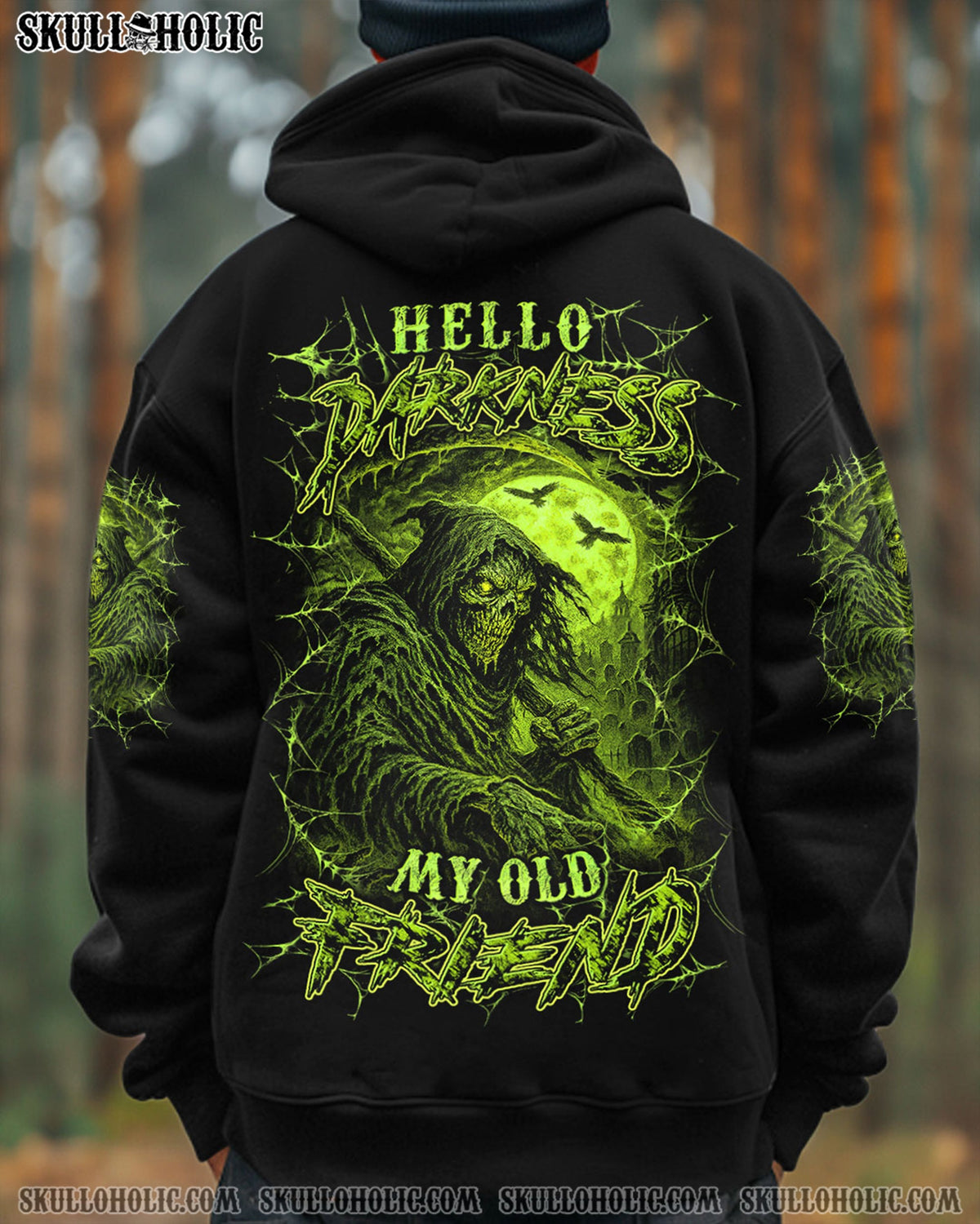 BLISSCORNERS HELLO DARKNESS MY OLD FRIEND ALL OVER PRINT