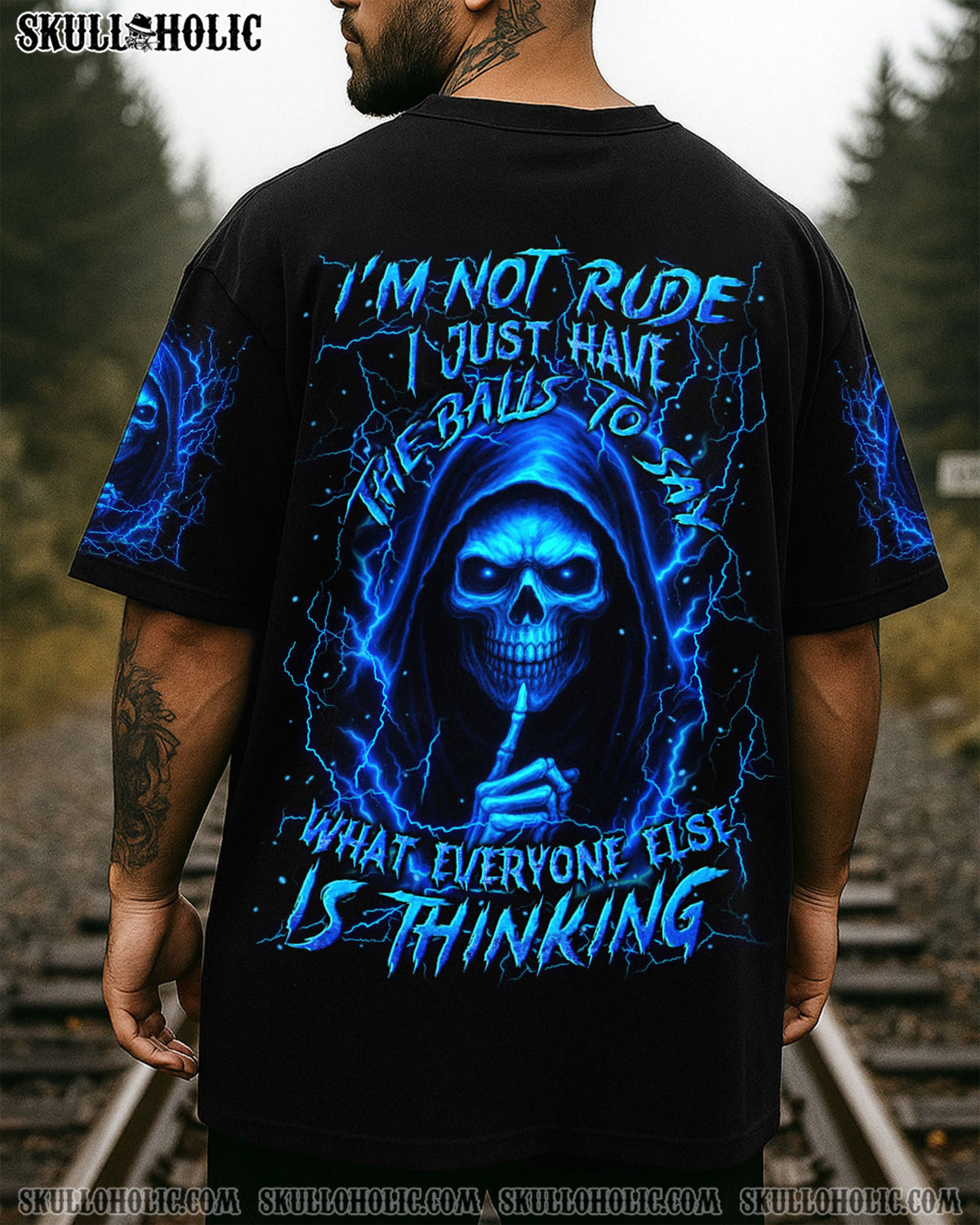BLISSCORNERS I'M NOT RUDE I JUST HAVE THE BALLS ALL OVER PRINT