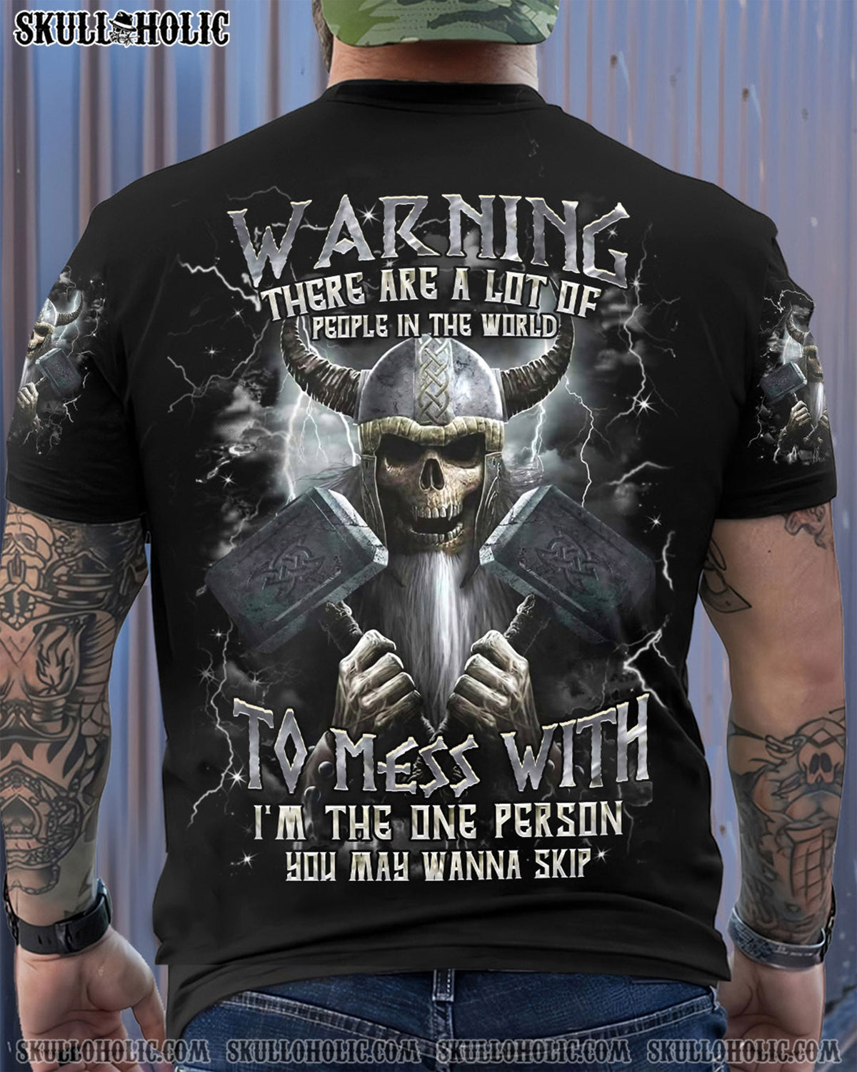 BLISSCORNERS I'M THE ONE PERSON YOU MAY WANNA SKIP ALL OVER PRINT