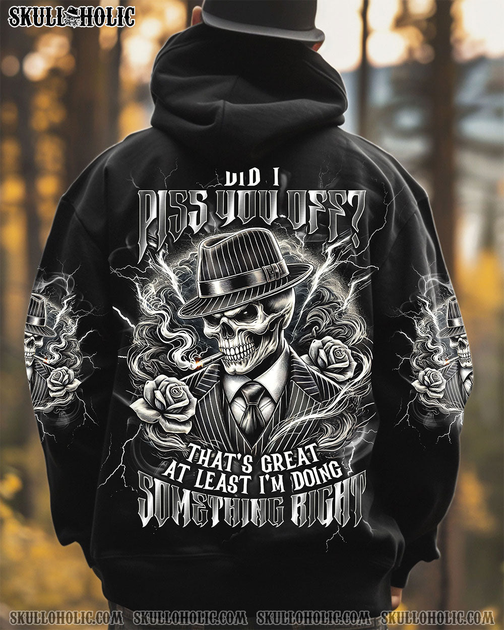 BLISSCORNERS DID I PISS YOU OFF SKULL ALL OVER PRINT