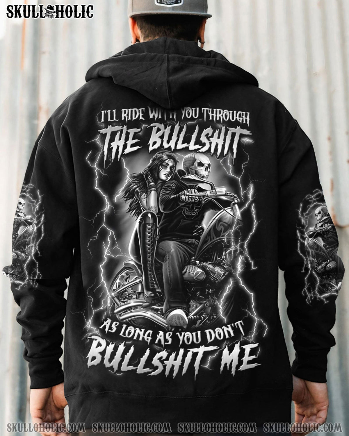 BLISSCORNERS I'LL RIDE WITH YOU THROUGH THE B ALL OVER PRINT