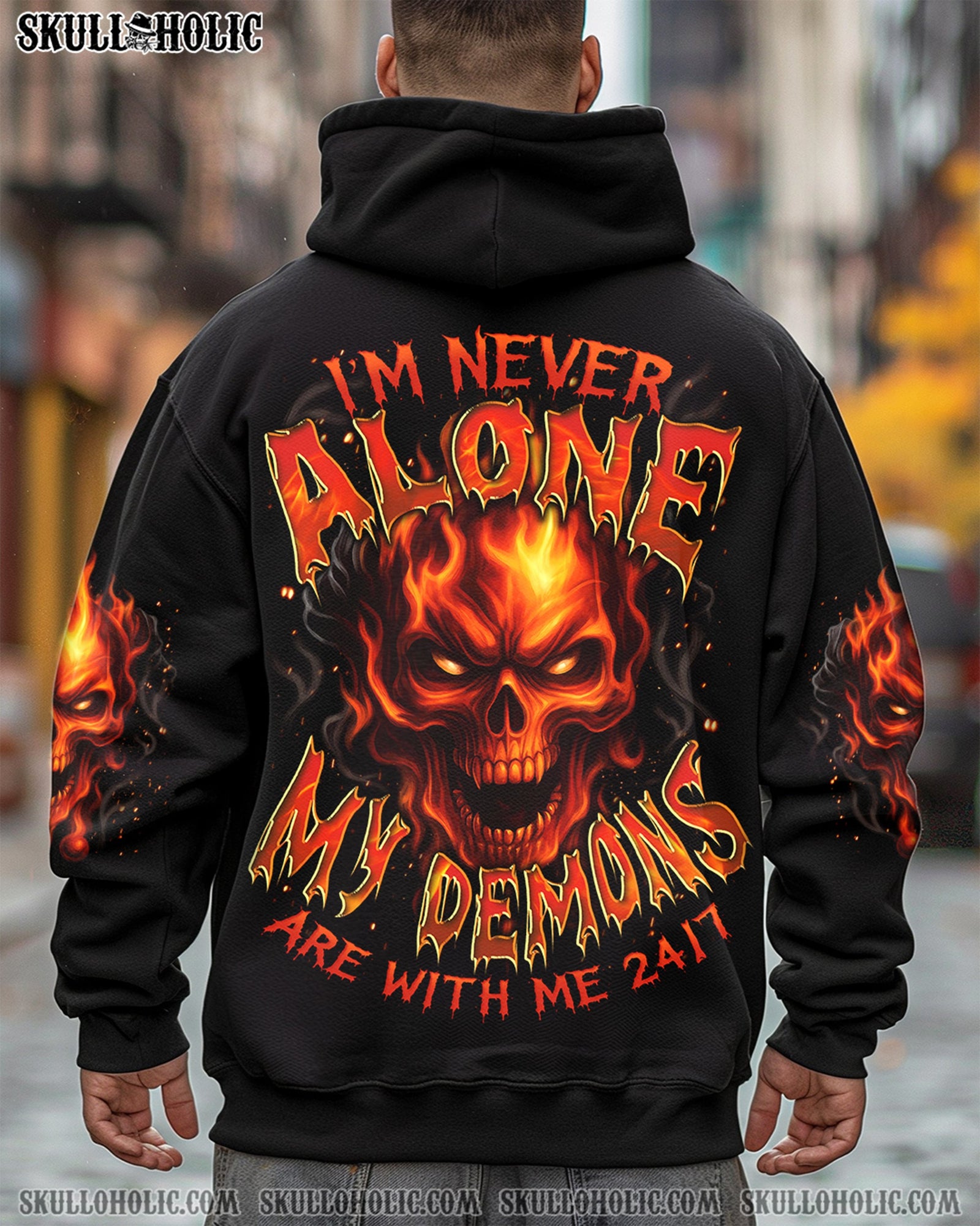 BLISSCORNERS I'M NEVER ALONE ALL OVER PRINT