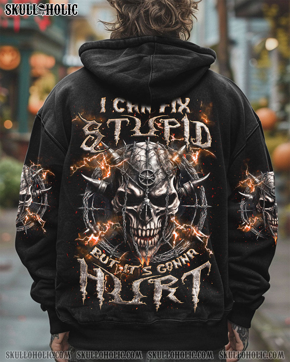 BLISSCORNERS I CAN FIX STUPID BUT IT'S GONNA HURT ALL OVER PRINT