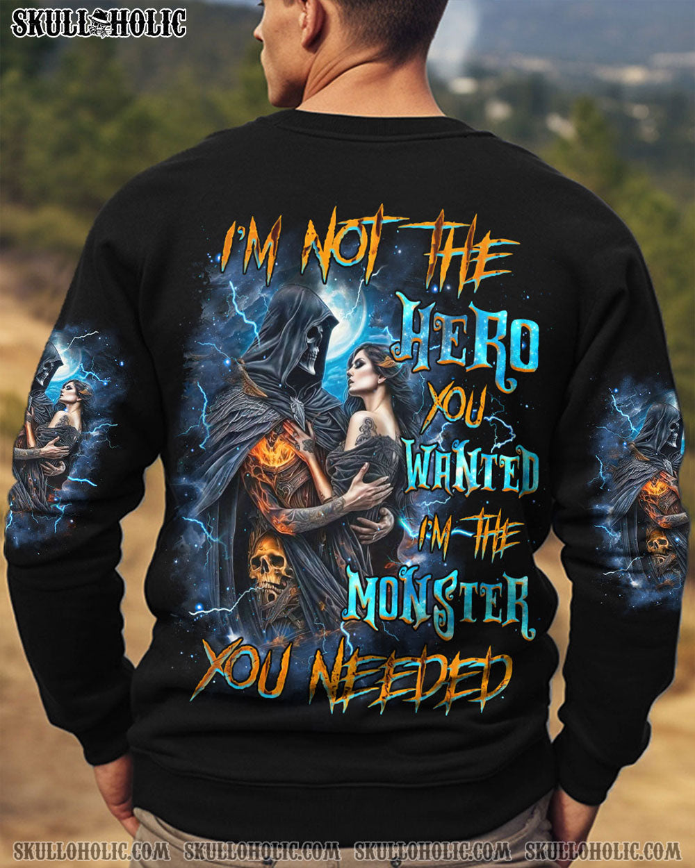 BLISSCORNERS I'M NOT THE HERO YOU WANTED ALL OVER PRINT