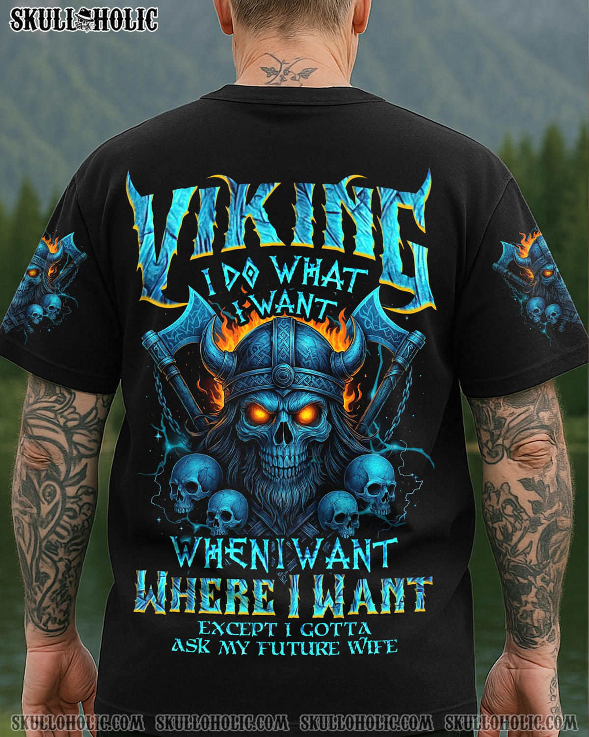 BLISSCORNERS I DO WHAT I WANT WHEN I WANT WHERE I WANT VIKING ALL OVER PRINT