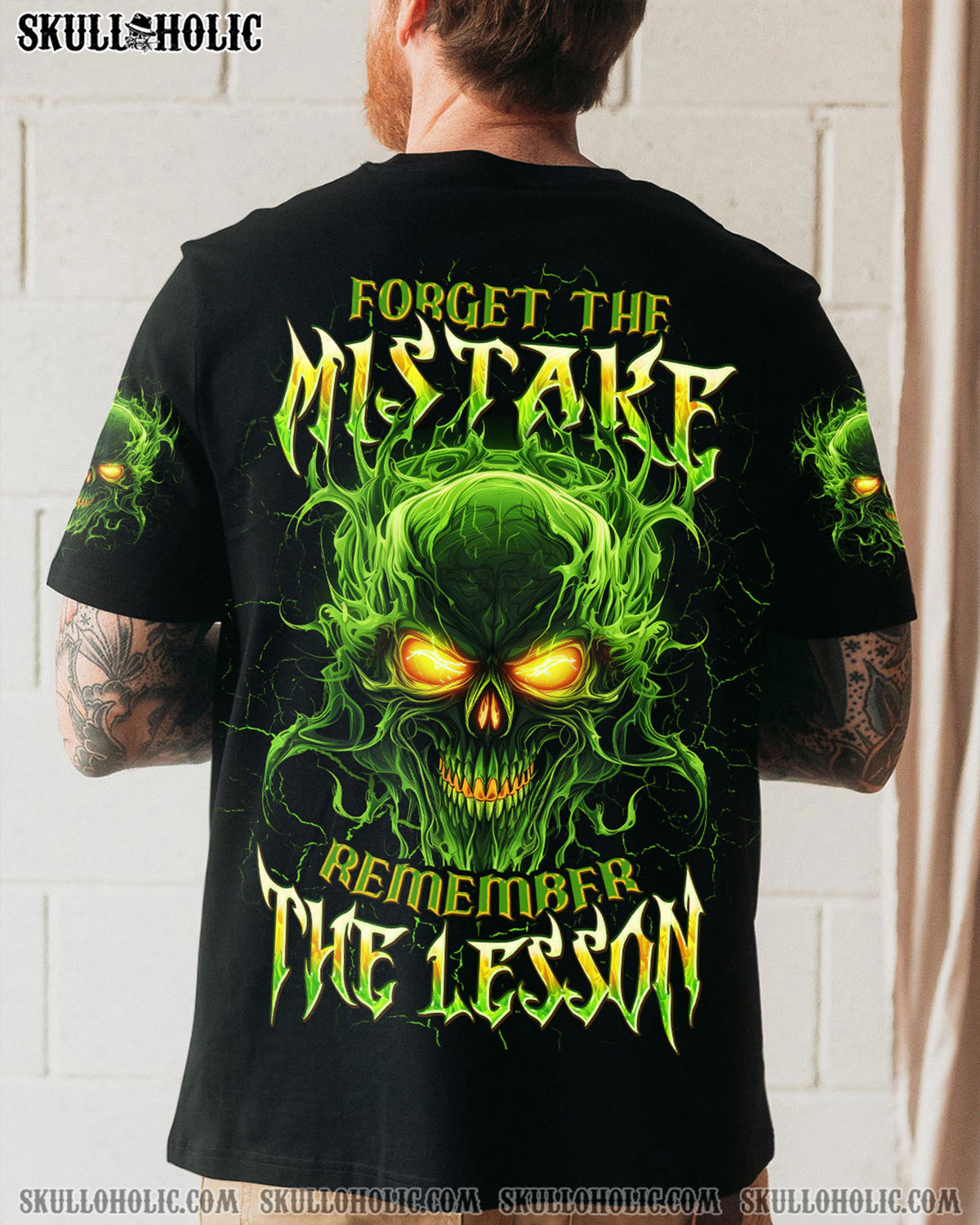 BLISSCORNERS FORGET MISTAKE REMEMBER THE LESSON ALL OVER PRINT