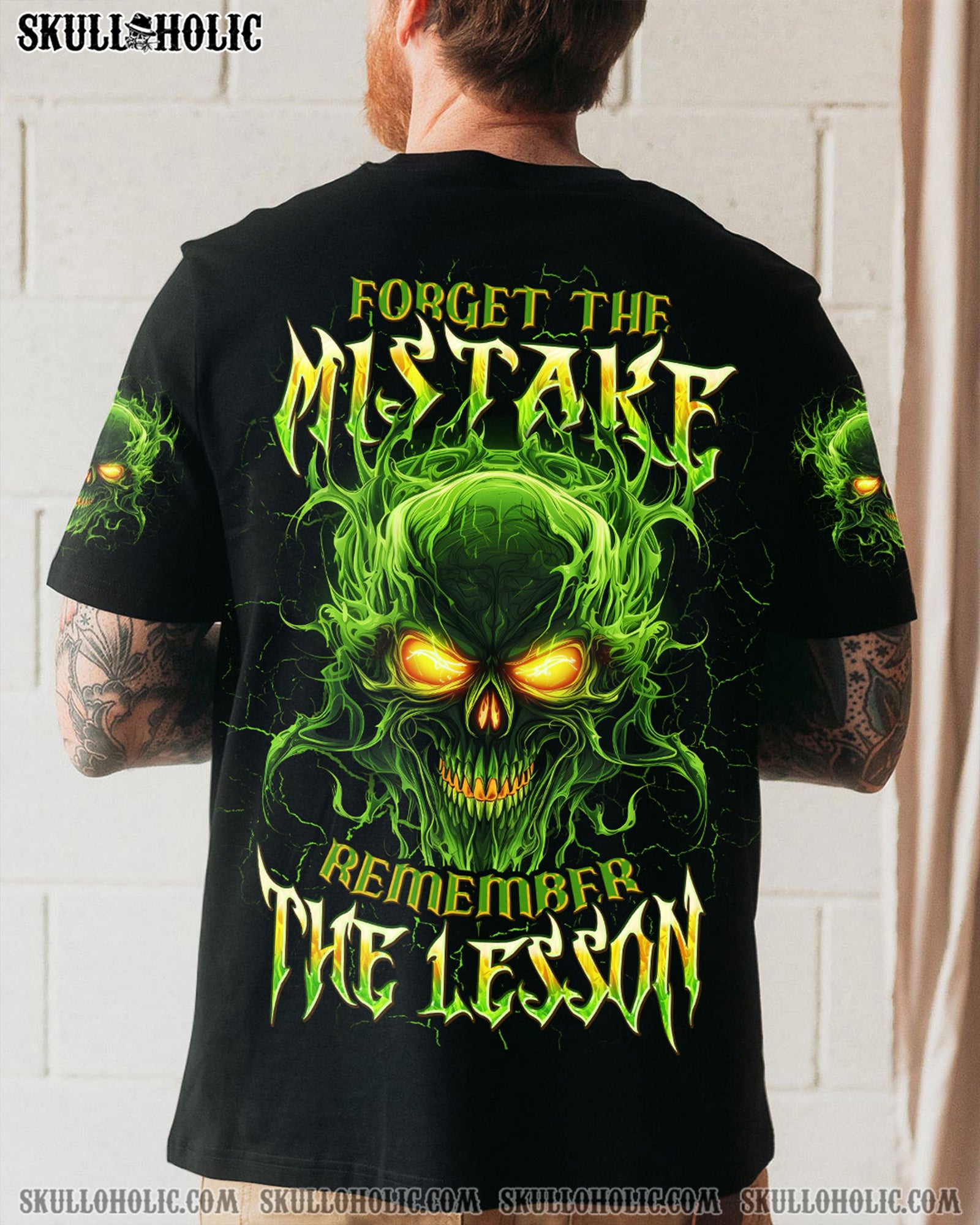 BLISSCORNERS FORGET MISTAKE REMEMBER THE LESSON ALL OVER PRINT