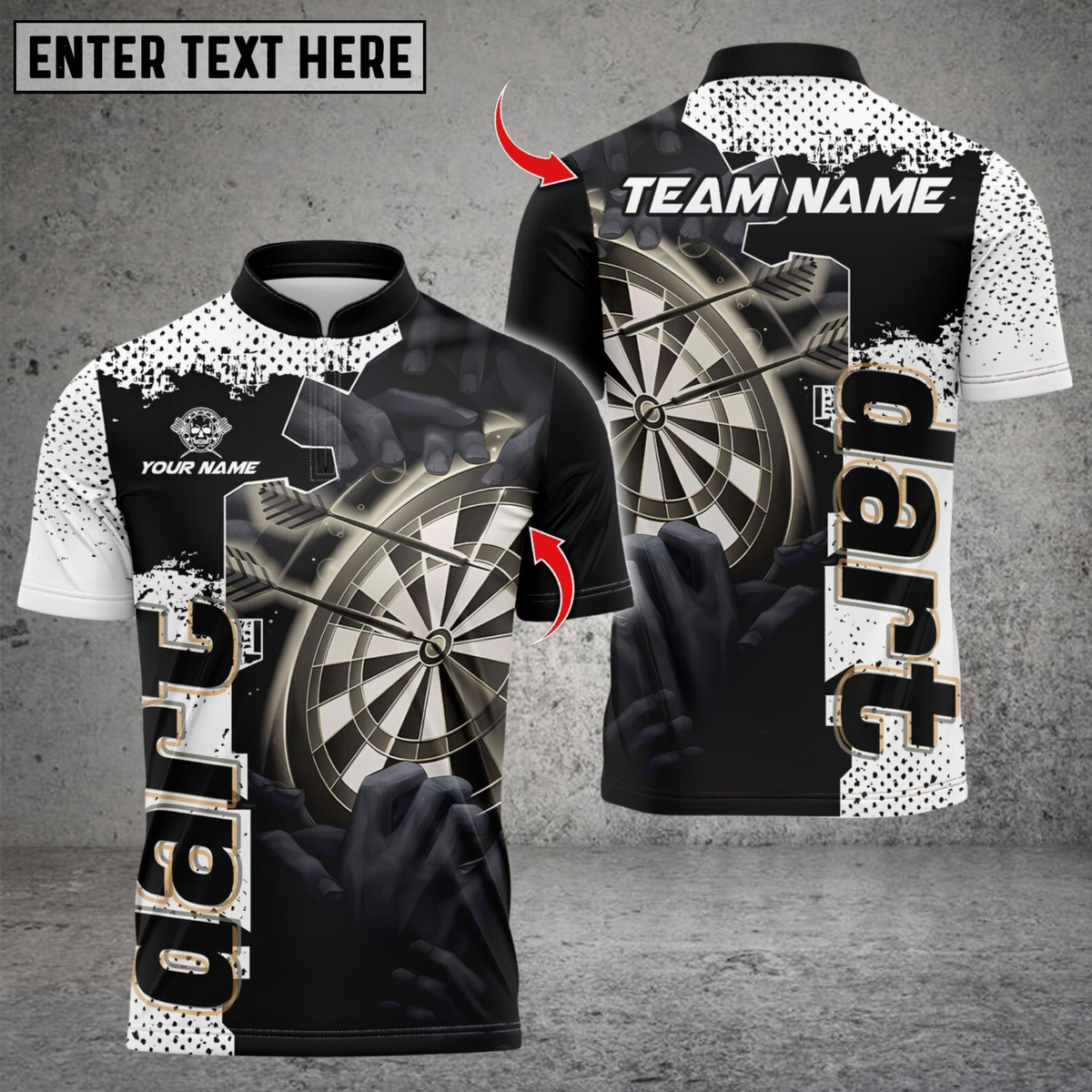 Blisscorners Darts Holding DartBoard Target Shooting Personalized Name 3D Unisex Shirt