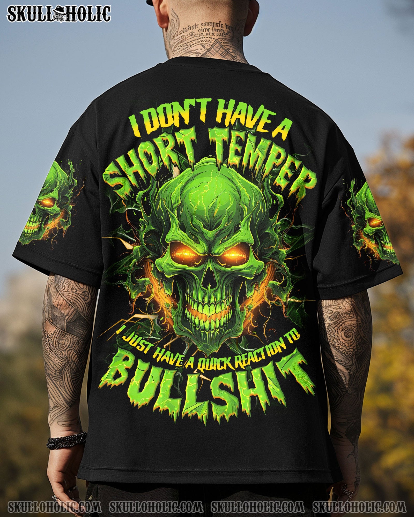 BLISSCORNERS I DON'T HAVE A SHORT TEMPER ALL OVER PRINT