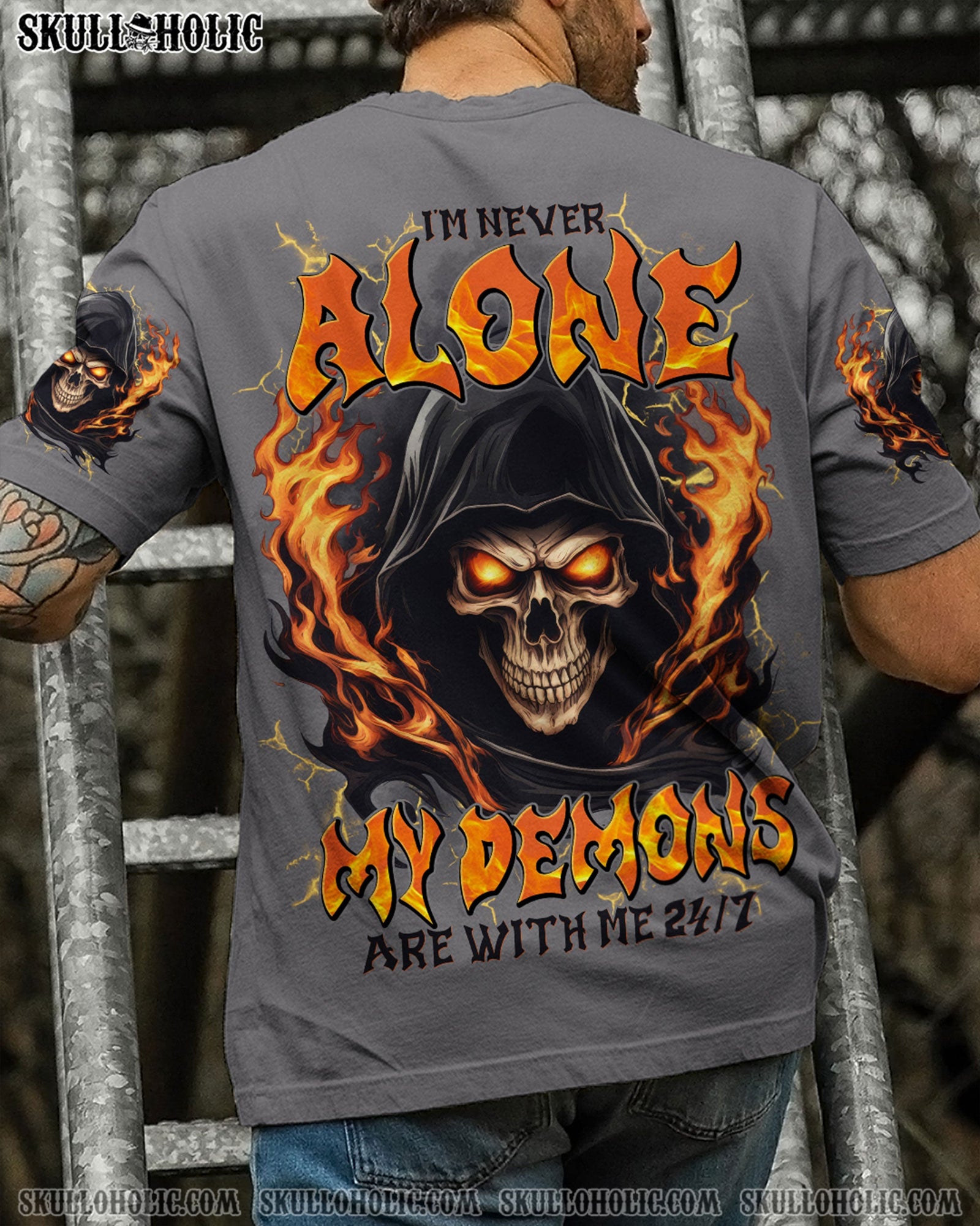 BLISSCORNERS I'M NEVER ALONE ALL OVER PRINT