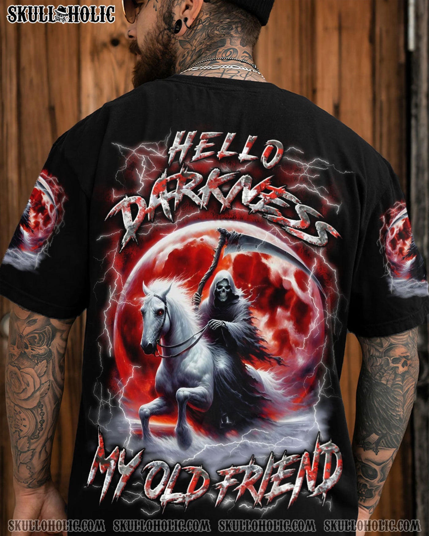 BLISSCORNERS HELLO DARKNESS MY OLD FRIEND ALL OVER PRINT