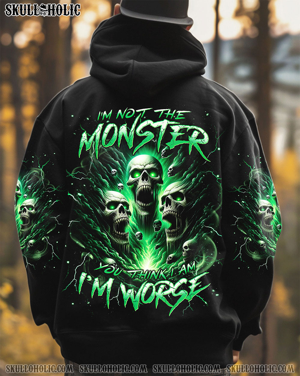 BLISSCORNERS I'M WORSE SKULL ALL OVER PRINT