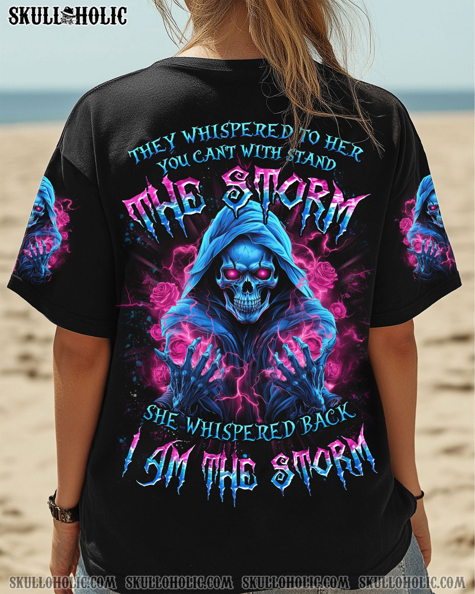 BLISSCORNERS I AM THE STORM SKULL ALL OVER PRINT