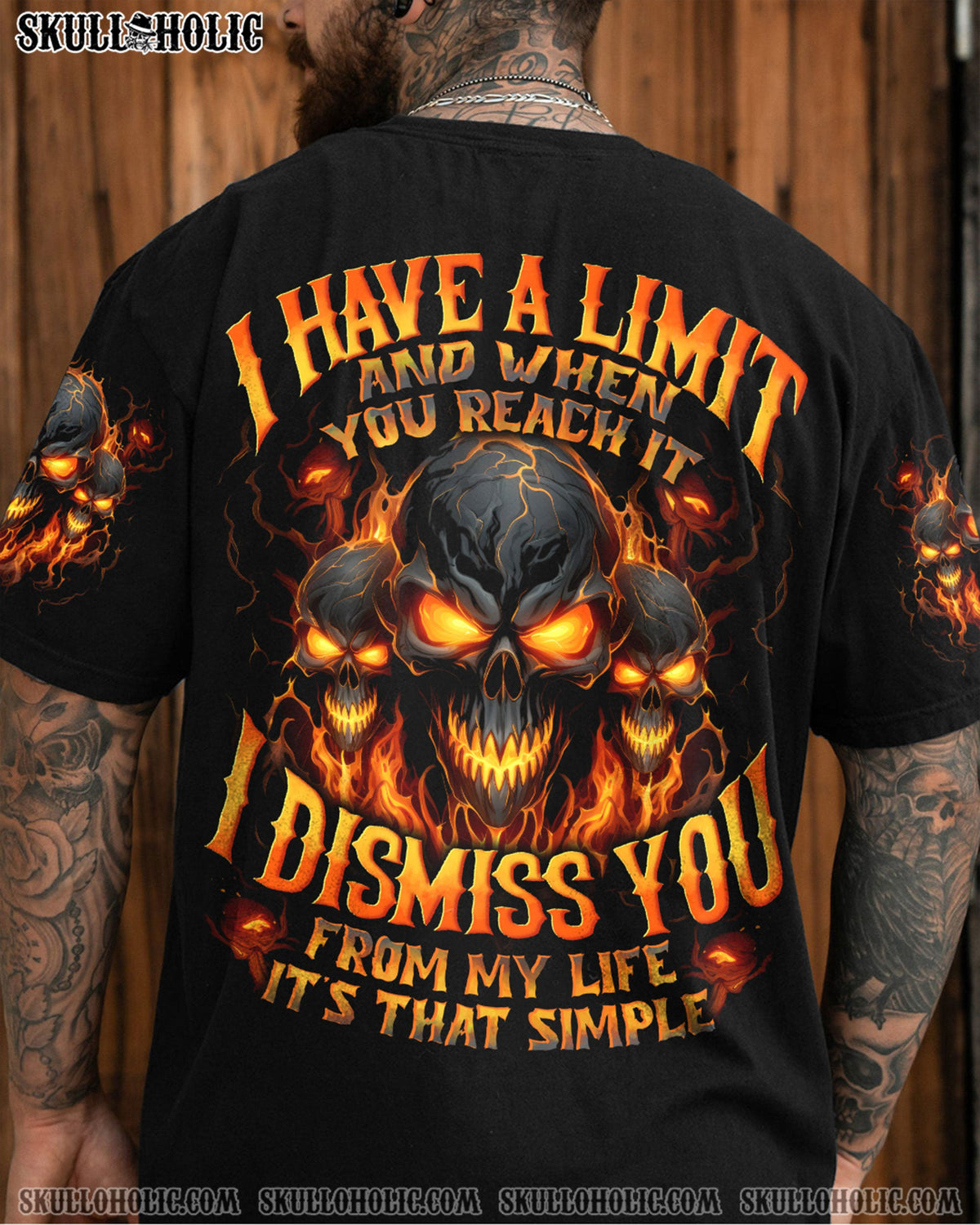 BLISSCORNERS I HAVE A LIMIT SKULL ALL OVER PRINT