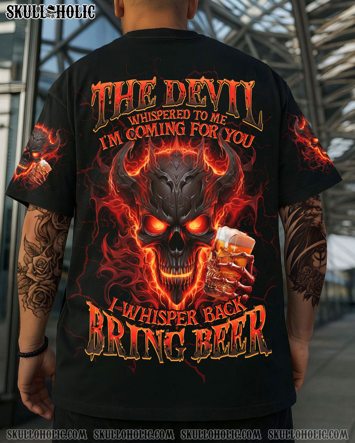 BLISSCORNERS THE DEVIL WHISPERED TO ME ALL OVER PRINT