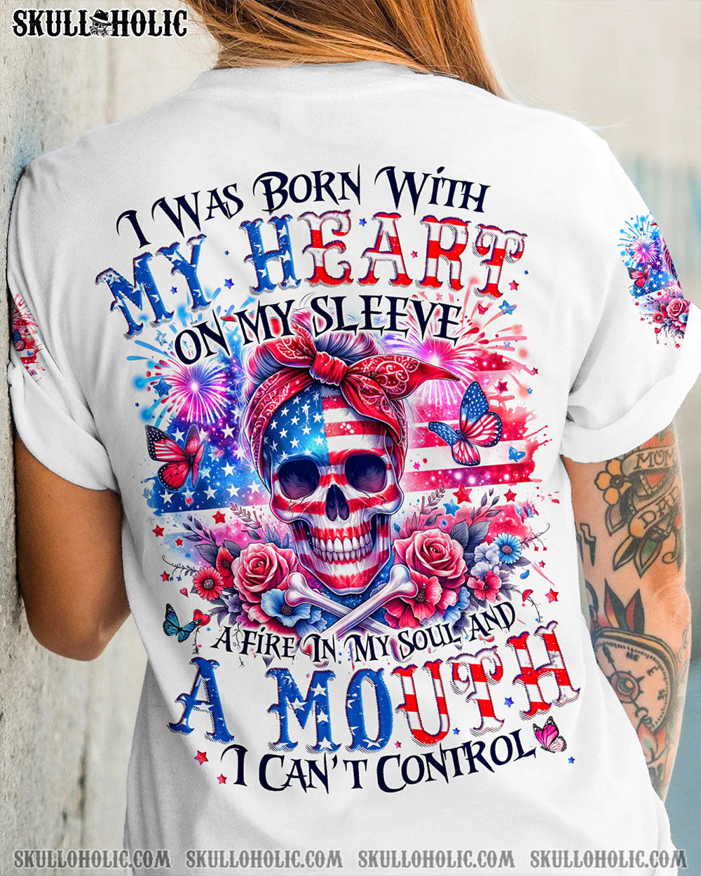 BLISSCORNERS YOU COULDN'T HANDLE ME MESSY BUN ALL OVER PRINT