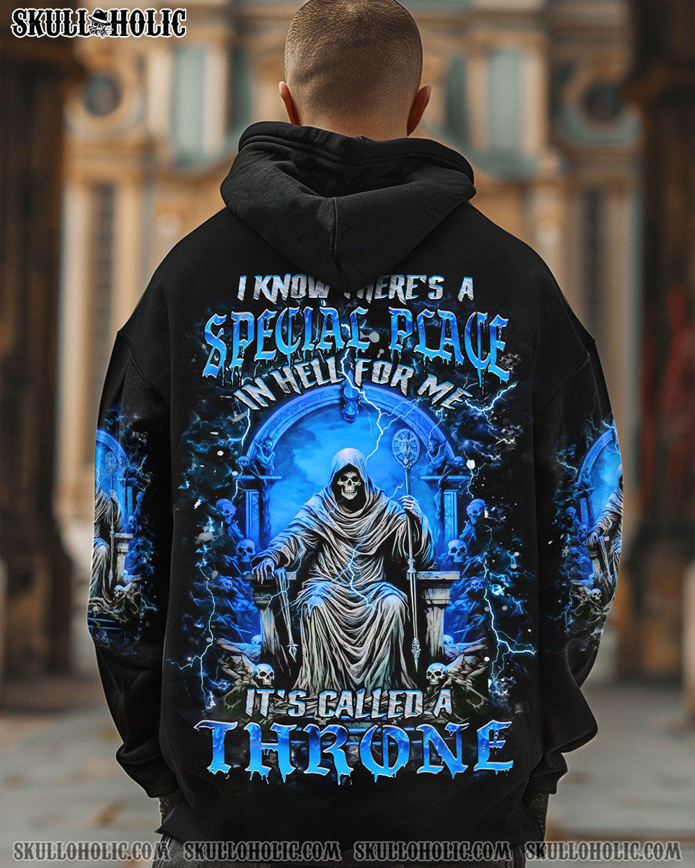 BLISSCORNERS THRONE SKULL ALL OVER PRINT