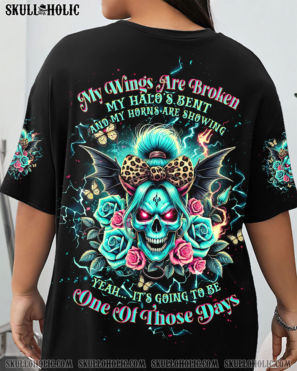 BLISSCORNERS I AM WHO I AM YOUR APPROVAL ISN'T NEEDED MESSY BUN ALL OVER PRINT