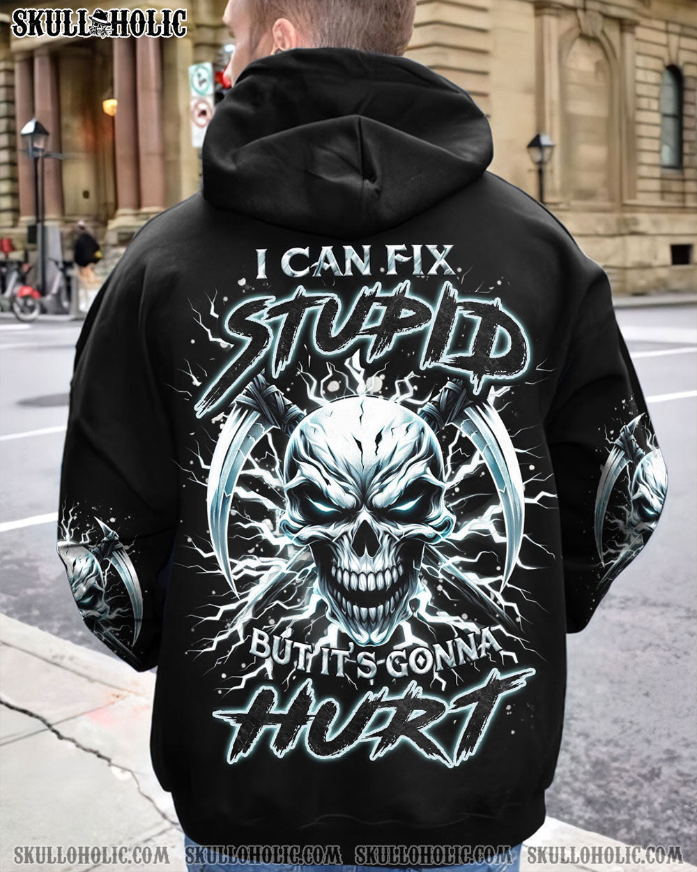 BLISSCORNERS I CAN FIX STUPID BUT IT'S GONNA HURT ALL OVER PRINT
