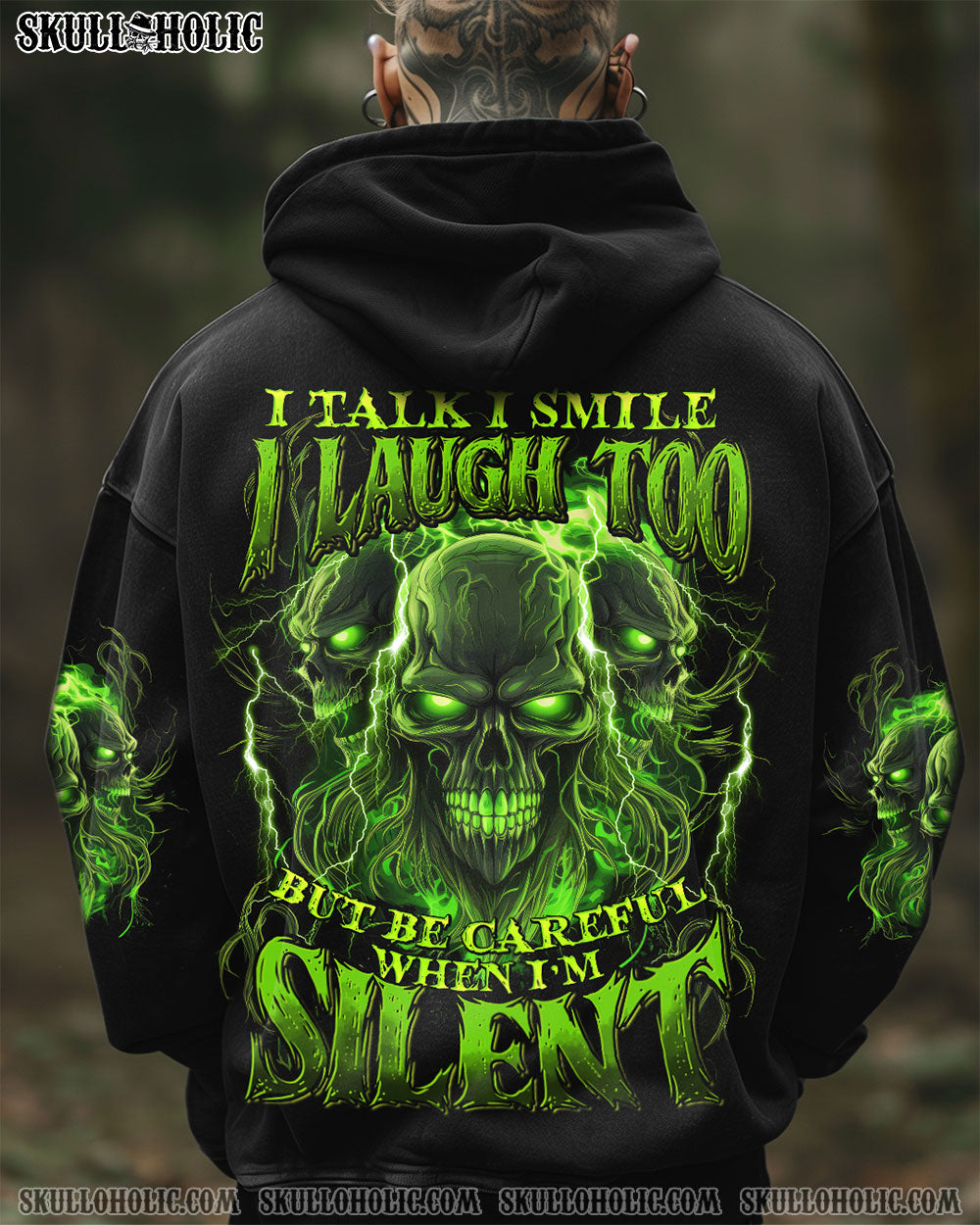 BLISSCORNERS BE CAREFUL WHEN I'M SILENT ALL OVER PRINT