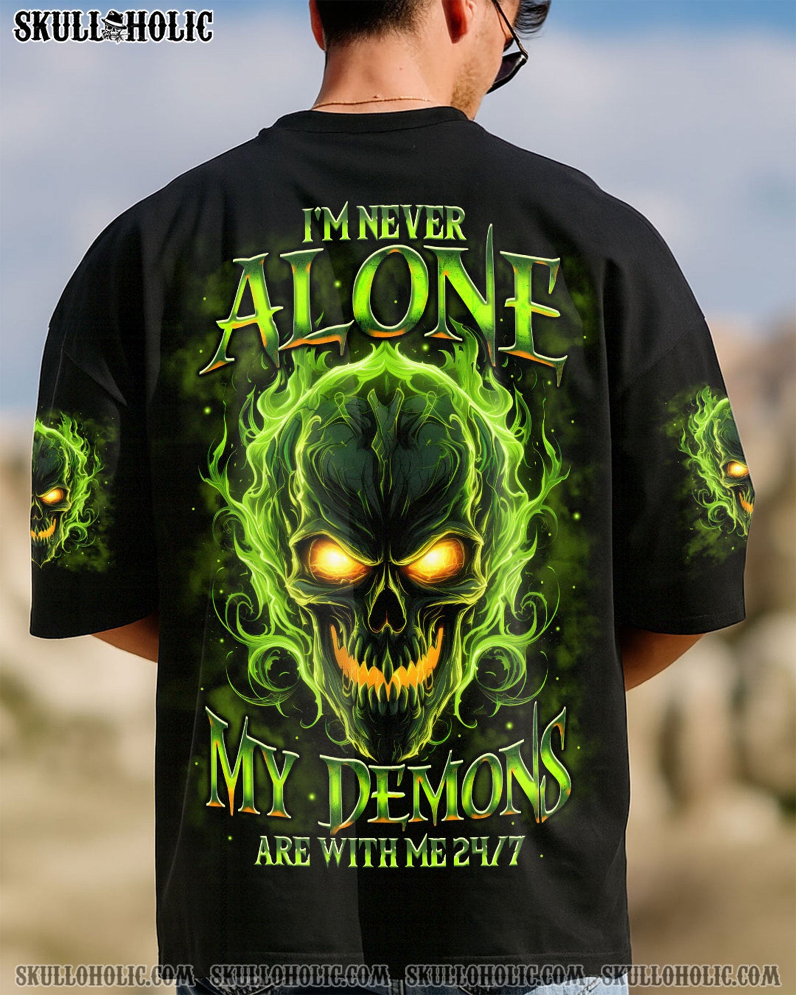 BLISSCORNERS I'M NEVER ALONE ALL OVER PRINT