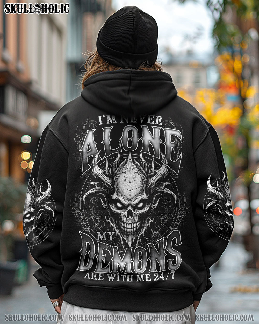 BLISSCORNERS MY DEMONS ARE WITH ME 24/7 ALL OVER PRINT