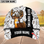 Blisscorners Cool Men’s Camouflage Deer Hunting Multicolor Option Personalized Name 3D Cap