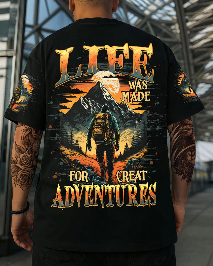 BLISSCORNERS LIFE WAS MADE FOR GREAT ADVENTURES ALL OVER PRINT