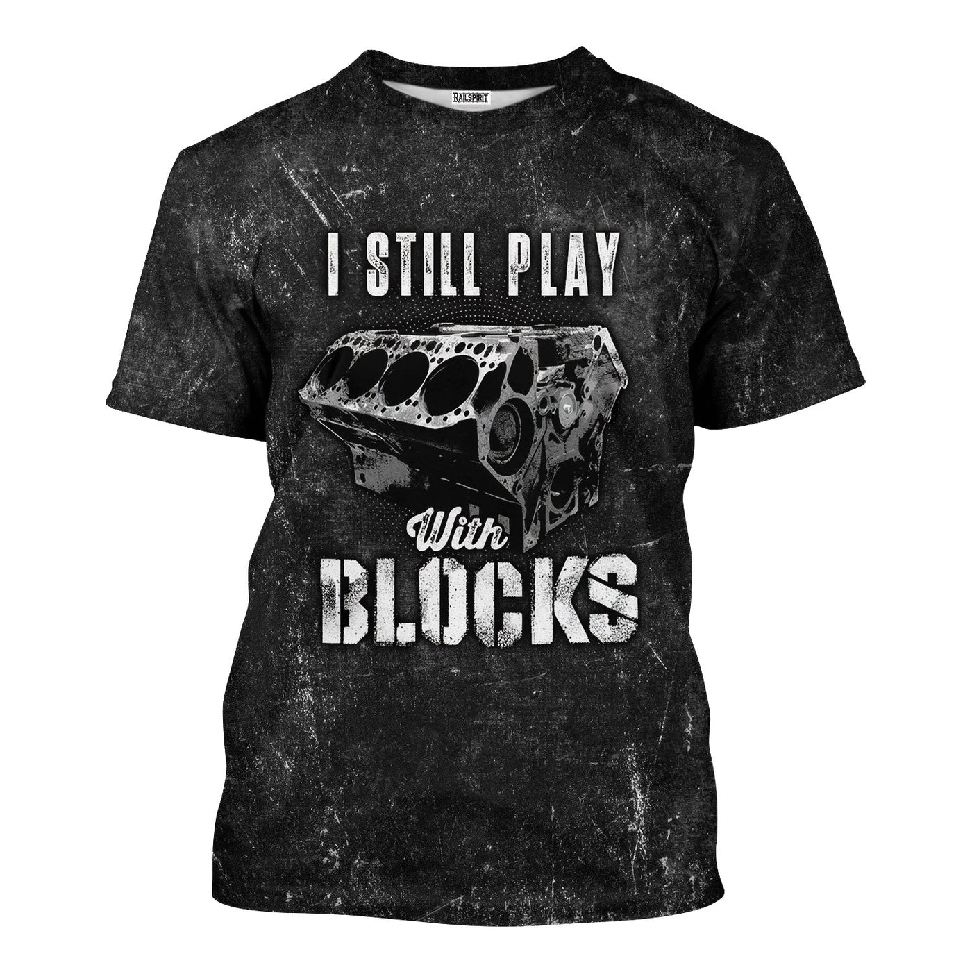 Blisscorners Vintage Mechanic Shirt I Still Play With Blocks T Shirt