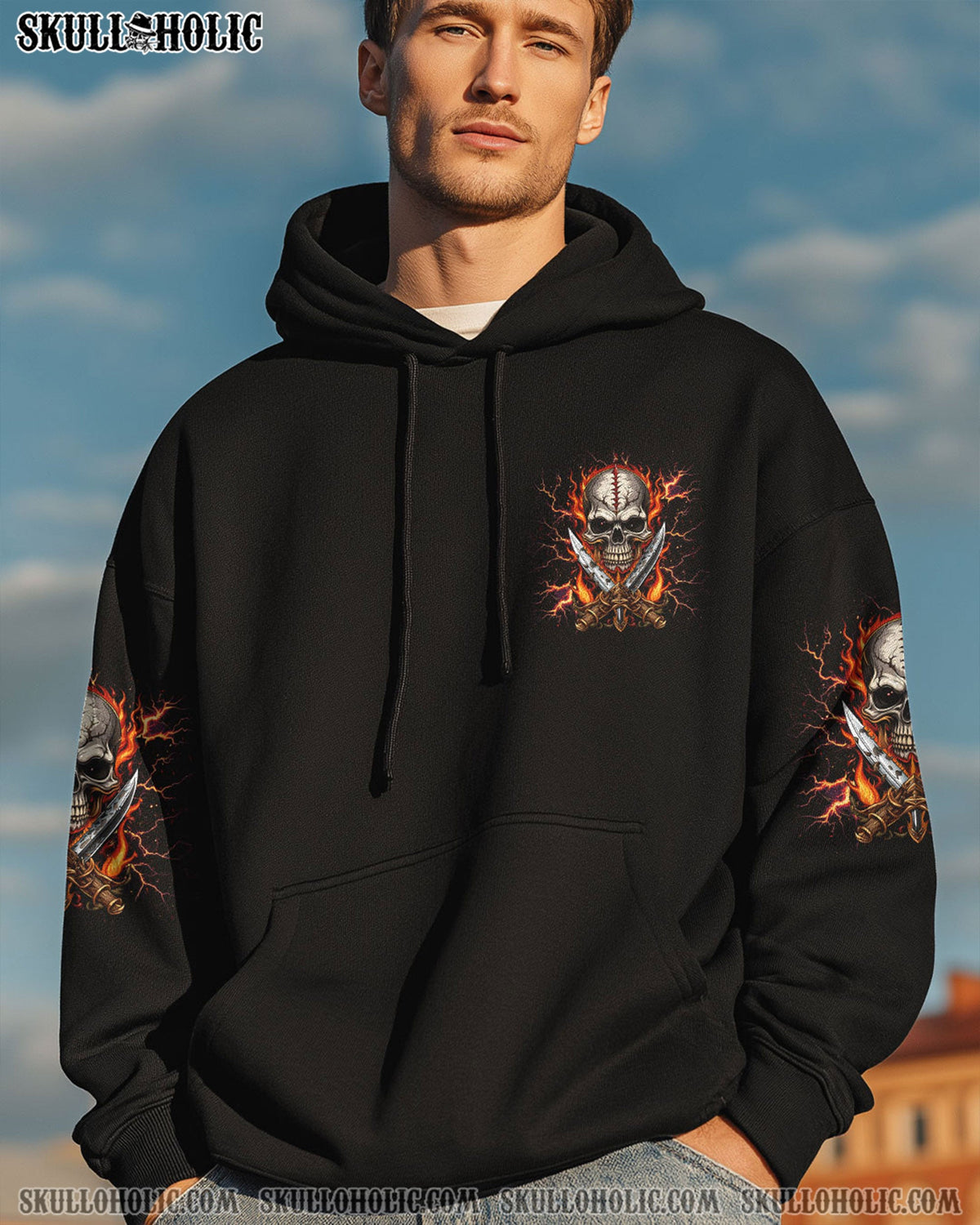 BLISSCORNERS YOU INSPIRE MY INNER KILLER SKULL ALL OVER PRINT
