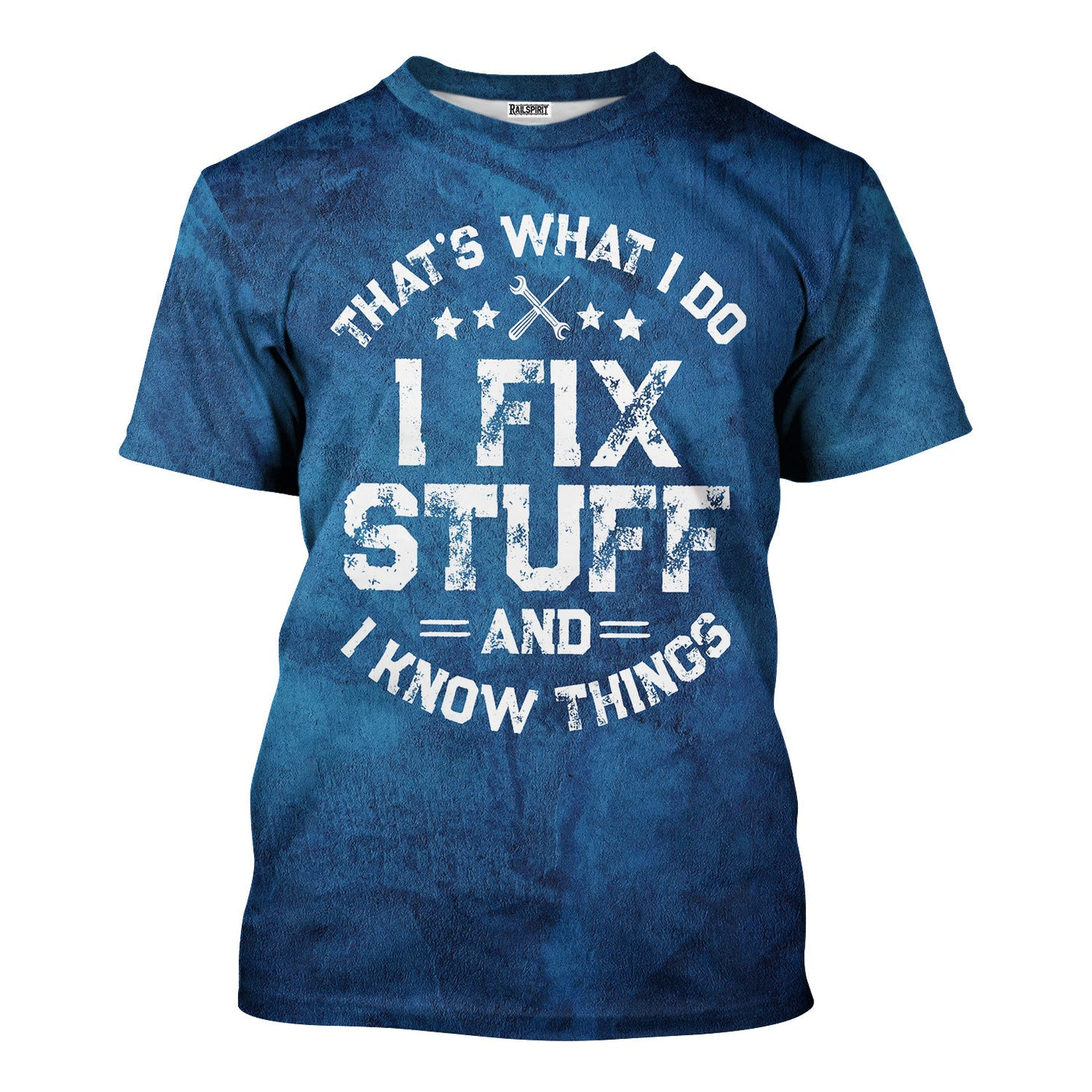 Blisscorners Vintage Mechanic Shirt That's What I Do I Fix Stuff And I Know Things T Shirt