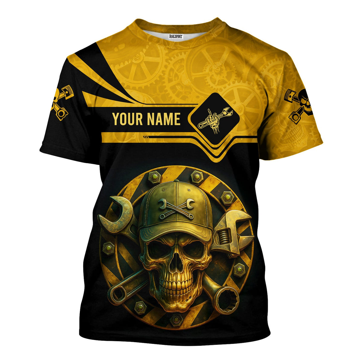 Blisscorners Personalized T-Shirt Warning Grumpy Moody Sarcastic Unpredictable Unmedicated Mechanic Annoy At Your Own Risk Shirt
