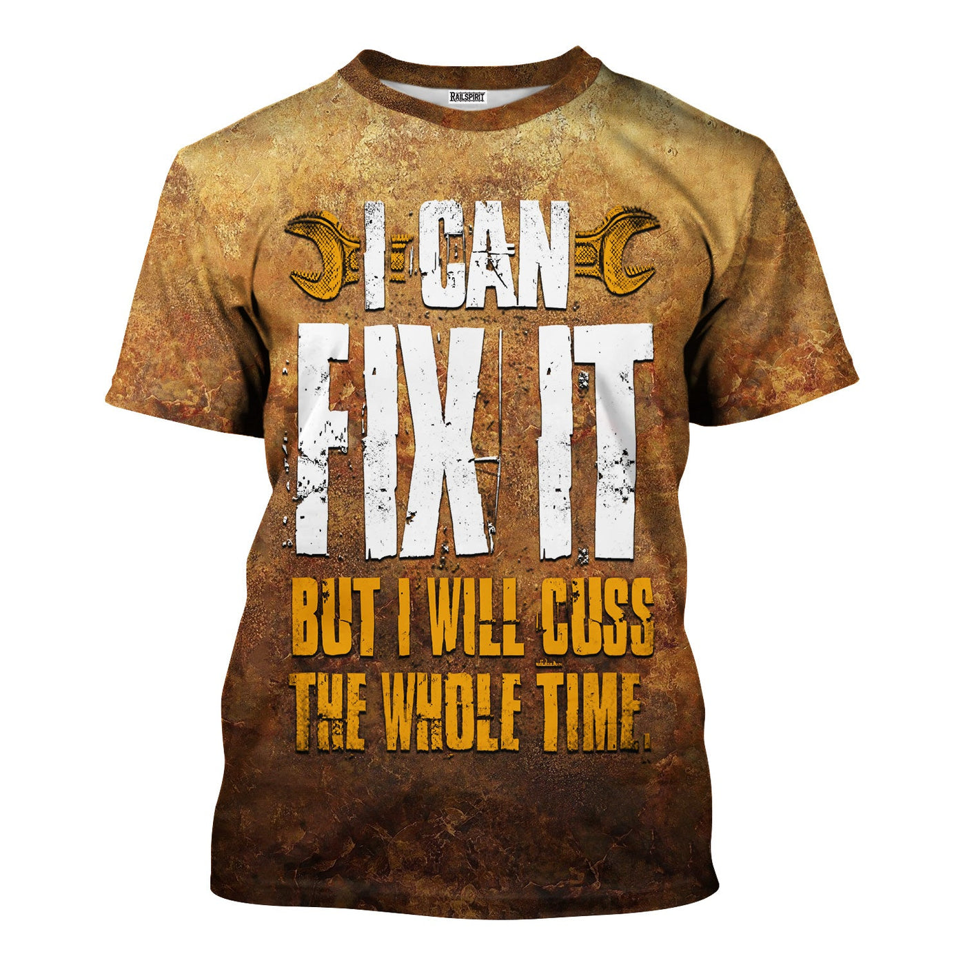 Blisscorners Vintage Mechanic Shirt I Can Fix It But I Will Cuss The Whole Time T Shirt