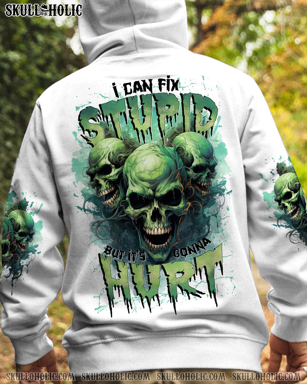 BLISSCORNERS I CAN FIX STUPID BUT IT'S GONNA HURT ALL OVER PRINT
