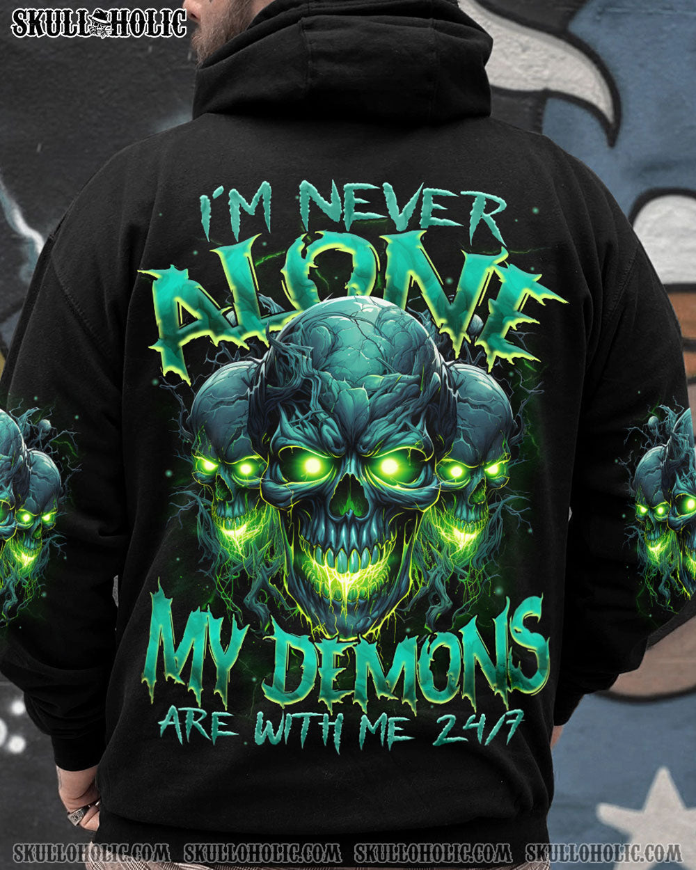 BLISSCORNERS I'M NEVER ALONE ALL OVER PRINT