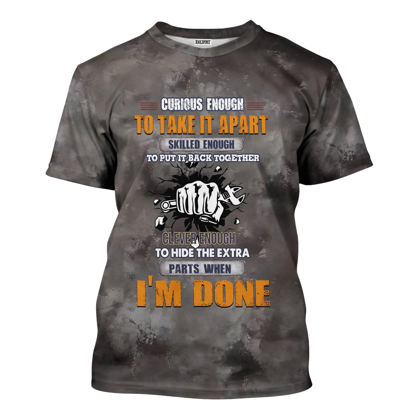 Blisscorners Vintage Mechanic Shirt Curious Enough To Take It Apart Skilled Enough To Put It Back Together T Shirt