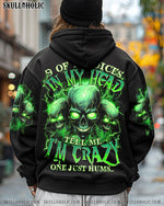 BLISSCORNERS 9 OF 10 VOICES IN MY HEAD ALL OVER PRINT