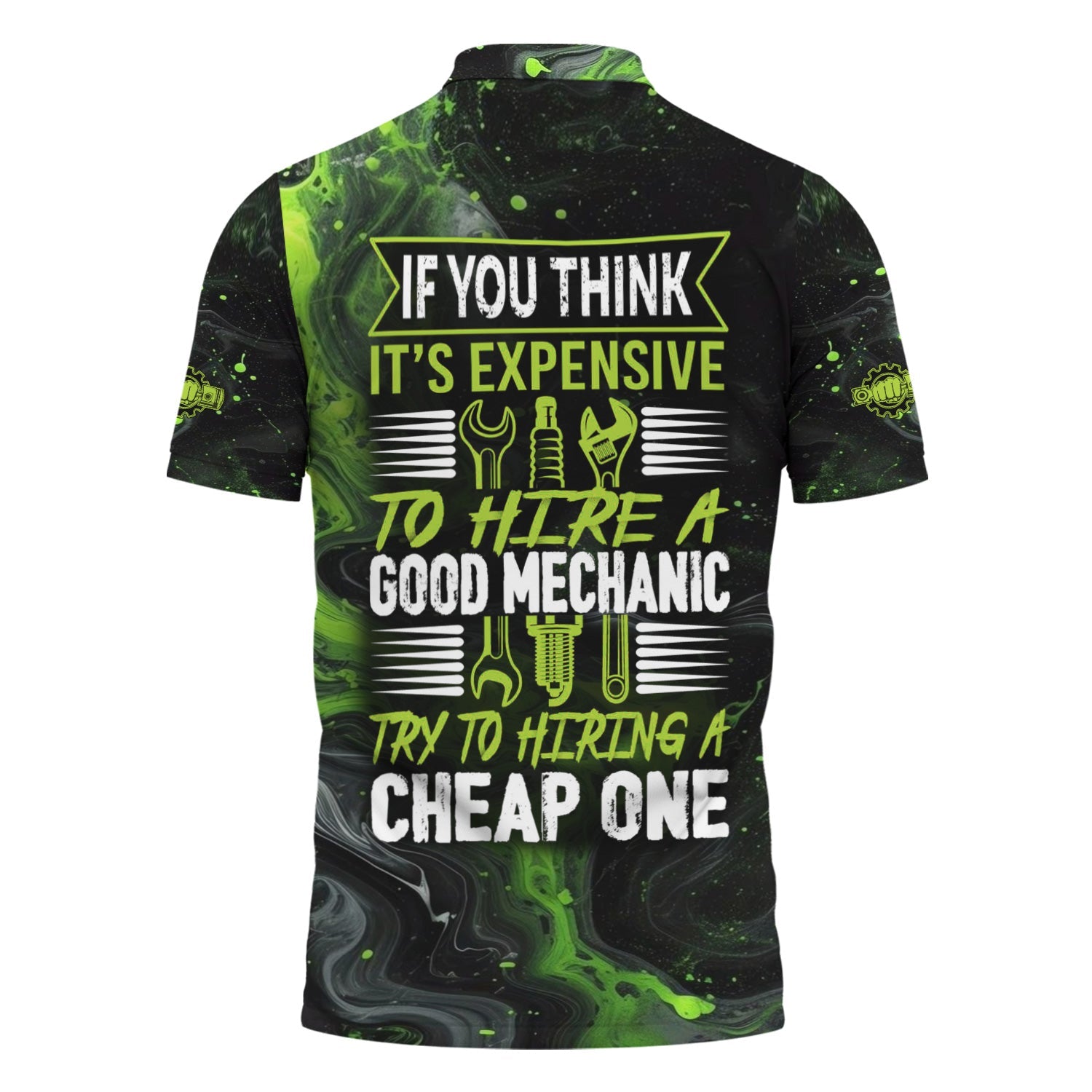 Blisscorners Custom Mechanic Work Shirt, If You Think It’s Expensive to Hire a Good Mechanic Quote, Funny Graphic Shirt for Men