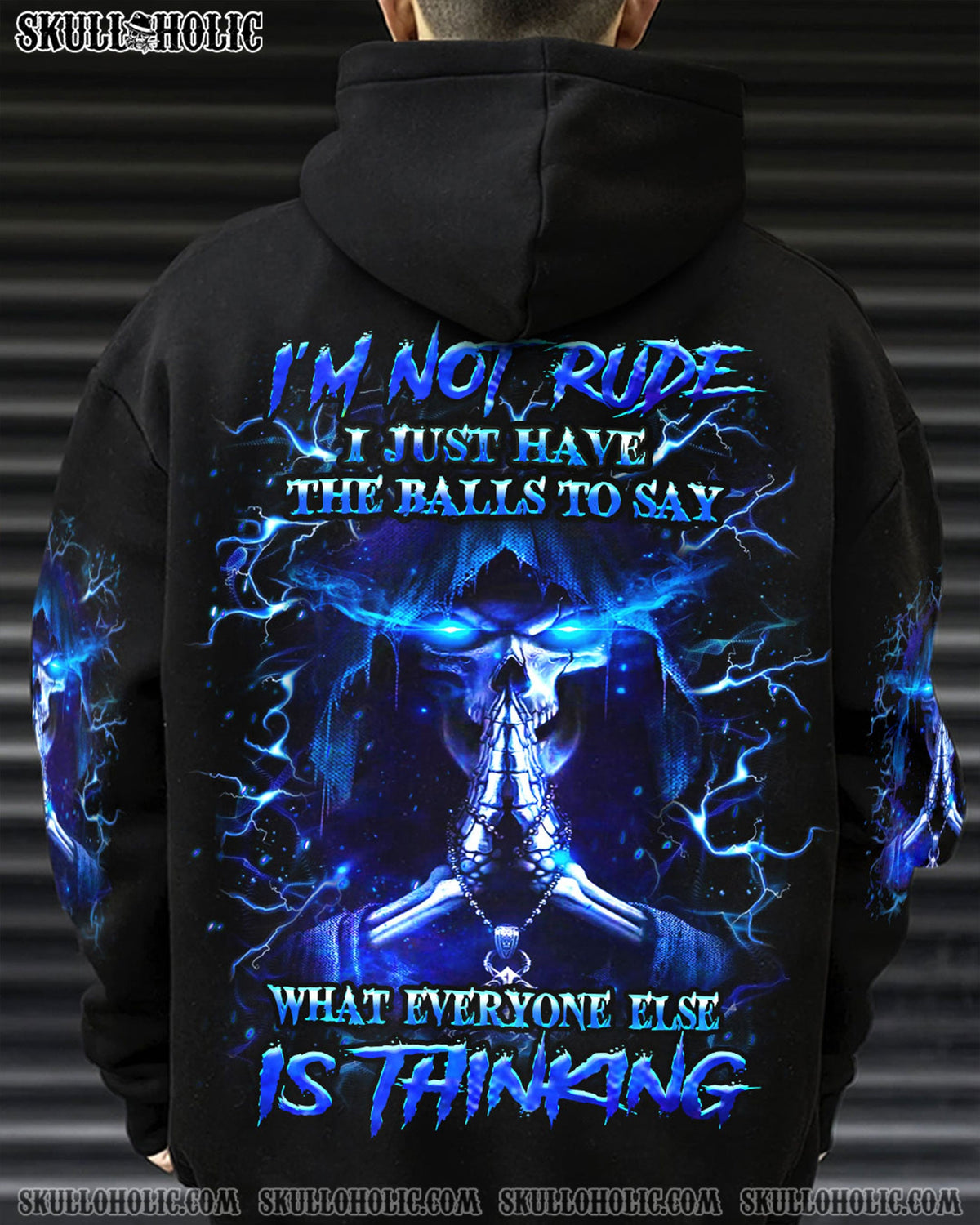 BLISSCORNERS I'M NOT RUDE I JUST HAVE THE BALLS ALL OVER PRINT