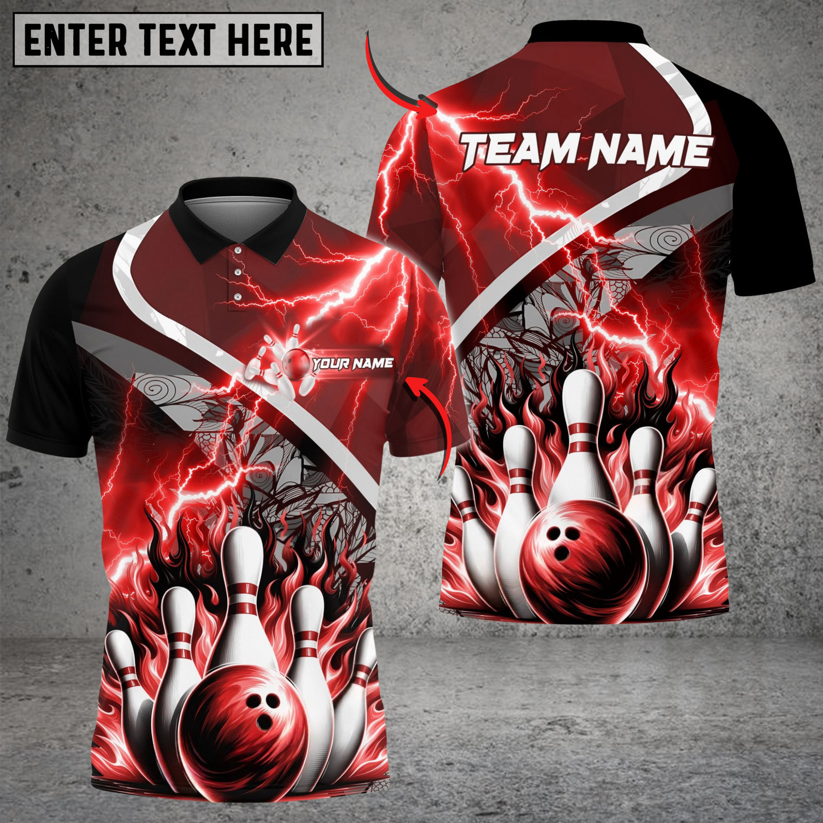 Blisscorners Thunder Breaker Bowling Jersey Multicolor Options Personalized Name, Team Name 3D Shirt