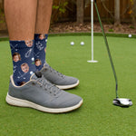 Blisscorners Best Dad By Par Custom Face Kids Photo, Golf Socks, Fun Socks For Men, Christmas Golf GiftLM2611