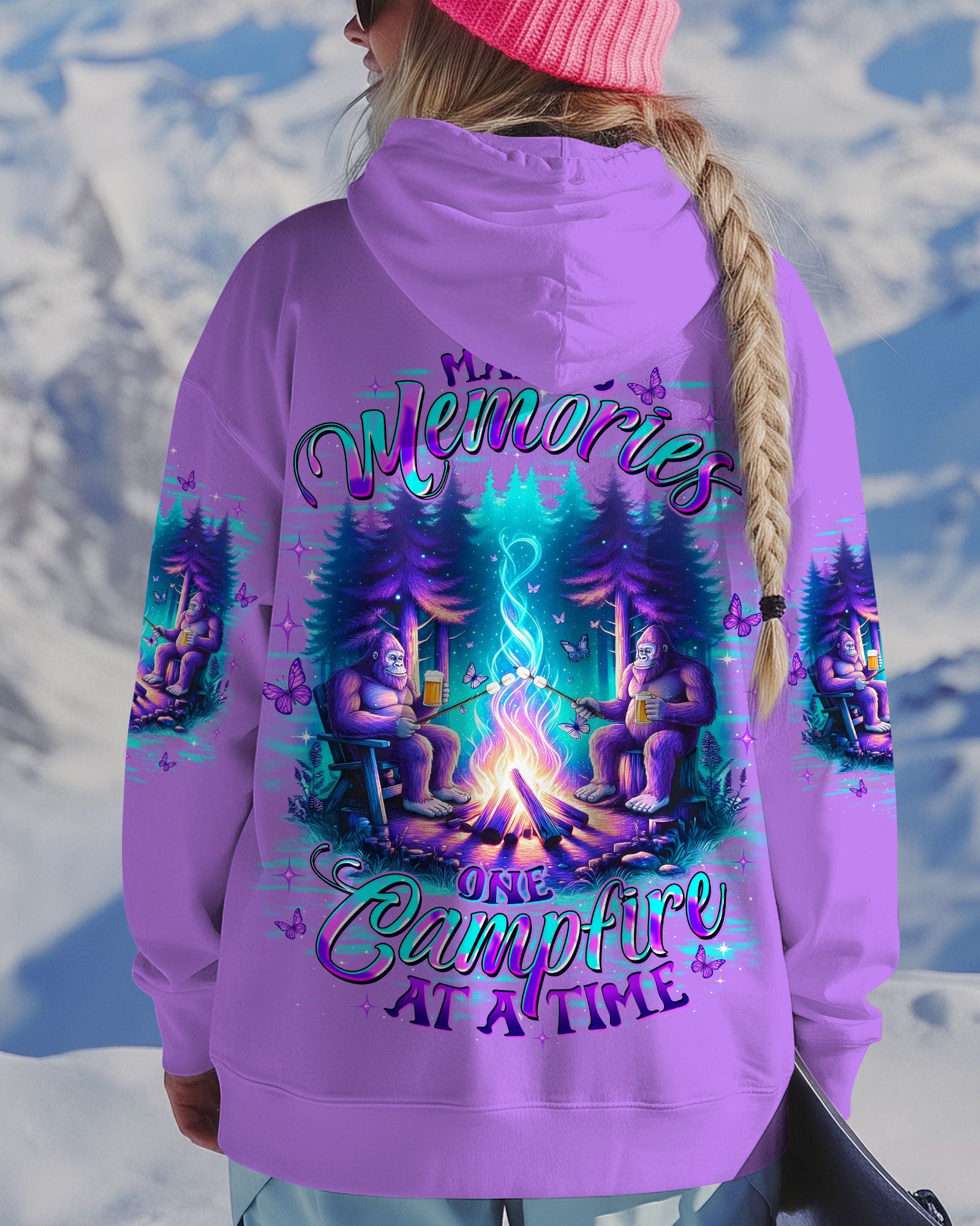 BLISSCORNERS MAKING MEMORIES ONE CAMPFIRE AT A TIME BIGFOOT ALL OVER PRINT -  TLTW1911253
