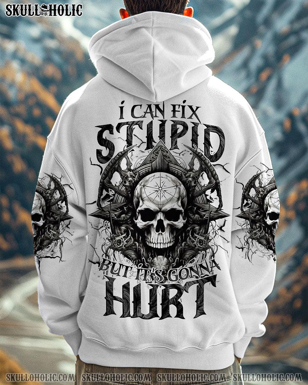 BLISSCORNERS I CAN FIX STUPID BUT IT'S GONNA HURT ALL OVER PRINT